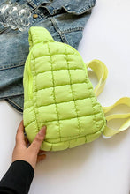 Load image into Gallery viewer, Quilted Nylon Crossbody Bag