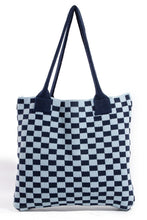 Load image into Gallery viewer, Fame Checkered Pattern Tote Bag