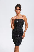 Load image into Gallery viewer, Rhinestone Square Neck Cami Dress