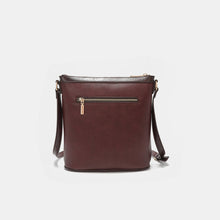 Load image into Gallery viewer, Nicole Lee USA Metallic Stitching Embroidery Inlaid Rhinestone Crossbody Bag