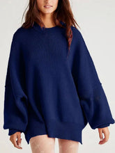Load image into Gallery viewer, Round Neck Long Sleeve Sweater