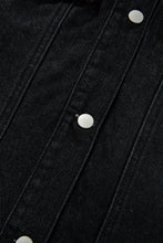 Load image into Gallery viewer, Raw Hem Button Up Denim Top