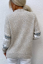 Load image into Gallery viewer, Snowflake Pattern Mock Neck Sweater