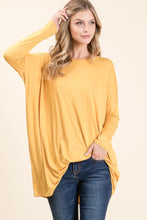 Load image into Gallery viewer, BOMBOM Round Neck Long Sleeve Oversized Top