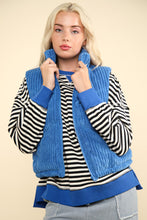 Load image into Gallery viewer, VERY J Zip Up Padded Corduroy Puffer Vest
