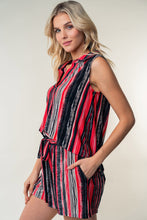 Load image into Gallery viewer, White Birch Full Size High Waisted Striped Shorts