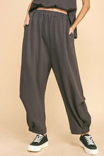 Load image into Gallery viewer, Davi & Dani Drawstring Hem Round Neck Tank and Pants Set