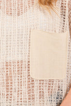 Load image into Gallery viewer, Ces Femme See Through Crochet Mock Neck Cover Up