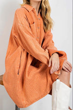 Load image into Gallery viewer, Pocketed Button Up Long Sleeve Shirt Dress