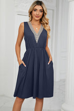 Load image into Gallery viewer, Pocketed V-Neck Wide Strap Dress