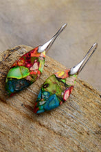 Load image into Gallery viewer, Handmade Natural Stone Dangle Earrings