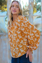 Load image into Gallery viewer, Hailey & Co Floral Off-Shoulder Balloon Sleeve Blouse