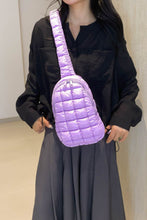 Load image into Gallery viewer, Quilted Nylon Crossbody Bag