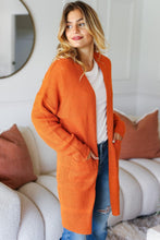 Load image into Gallery viewer, Haptics Full Size Stripe Textured Open Front Cardigan with Pockets
