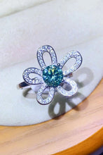 Load image into Gallery viewer, 1 Carat Moissanite Flower Shape Open Ring