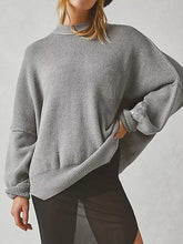Load image into Gallery viewer, Round Neck Long Sleeve Sweater