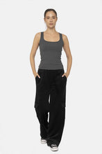 Load image into Gallery viewer, Mono B Elastic Waist Corduroy Cargo Pants