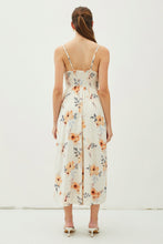 Load image into Gallery viewer, Be Cool Floral Button Down Cami Midi Dress