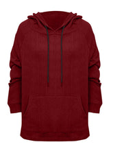 Load image into Gallery viewer, Full Size Drawstring Long Sleeve Hoodie