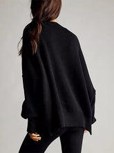Load image into Gallery viewer, Round Neck Long Sleeve Sweater