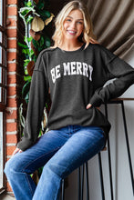 Load image into Gallery viewer, Heimish Ribbed Exposed Seam Long Sleeve T-Shirt