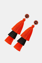 Load image into Gallery viewer, Baeds Detail Triple Layered Tassel Earring