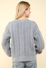 Load image into Gallery viewer, VERY J Two Tone Long Sleeve Sweater