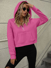 Load image into Gallery viewer, Mandy Half Zip Long Sleeve Sweatshirt