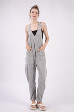 Load image into Gallery viewer, VERY J Plunge Sleeveless Jumpsuit with Pockets