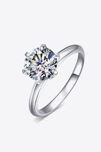 Load image into Gallery viewer, Adored 925 Sterling Silver 3 Carat Moissanite 6-Prong Ring