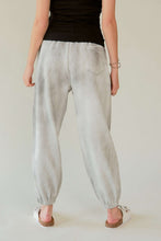 Load image into Gallery viewer, Davi & Dani Rhinestone Elastic Waist Joggers