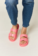 Load image into Gallery viewer, Legend Double Buckle Open Toe Sandals