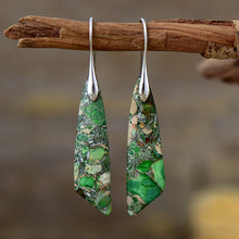 Load image into Gallery viewer, Gold-Plated Copper Dangle Earrings