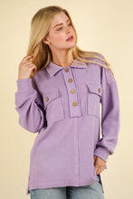 Load image into Gallery viewer, VERY J Collared Half Button Knit Top with Pockets
