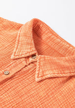 Load image into Gallery viewer, Pocketed Button Up Long Sleeve Shirt Dress