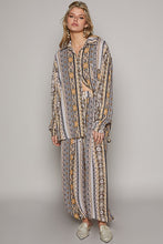 Load image into Gallery viewer, POL Long Sleeve Button Down Printed Shirt