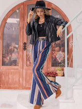 Load image into Gallery viewer, Striped Flare Leg Pants