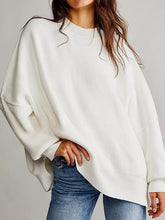 Load image into Gallery viewer, Round Neck Long Sleeve Sweater