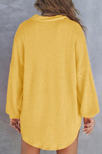Load image into Gallery viewer, Half Button Long Sleeve Sweatshirt