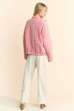 Load image into Gallery viewer, Davi & Dani Quilted Zip Up Dropped Shoulder Jacket