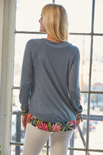 Load image into Gallery viewer, Celeste Full Size Tropical Print Long Sleeve T-Shirt