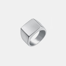 Load image into Gallery viewer, Square Titanium Steel Ring