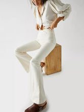 Load image into Gallery viewer, Asymmetric Waist Flare Jeans