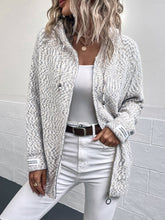 Load image into Gallery viewer, Zip-Up Hooded Sweater