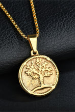 Load image into Gallery viewer, Tree Of Life Pendant Stainless Steel Necklace
