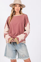 Load image into Gallery viewer, SAGE + FIG French Terry Star Applique Patch Sweatshirt