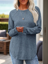 Load image into Gallery viewer, Round Neck Raglan Sleeve T-Shirt