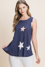 Load image into Gallery viewer, BOMBOM Star Print Round Neck Tank