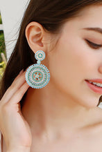 Load image into Gallery viewer, Beaded Boho Style Round Shape Dangle Earrings