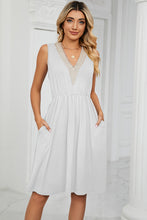 Load image into Gallery viewer, Pocketed V-Neck Wide Strap Dress